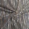Dyeable Net Gold & Silver Sequins Embroidery (44")