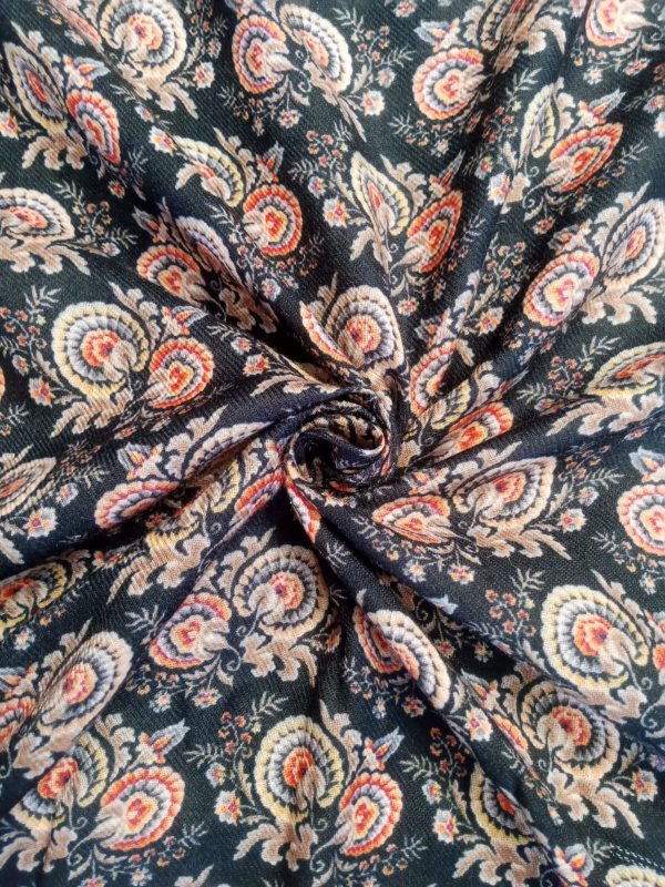 Pashmina Digital Print (Width 44") Fab-Spn-2 - Image 6